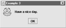 Message dialog with a custom Icon