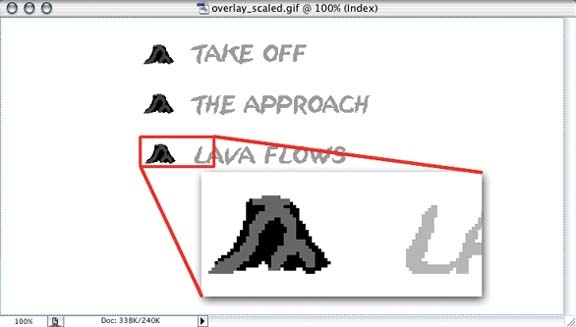 A 2-bit mask for a multicolored button and some text