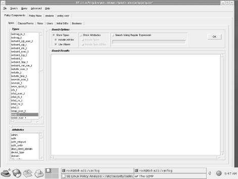 Apol’s main window