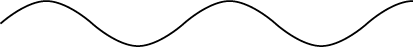 An analog waveform