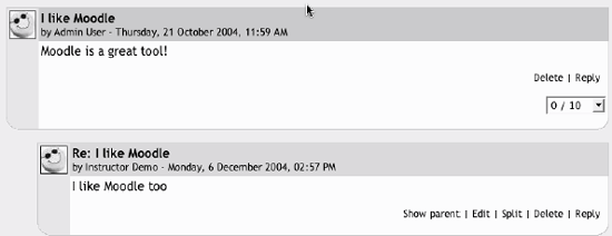 Forum posting