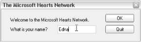 A simple input field (textbox) allows you to type a small bit of text; right-click to display Cut, Copy, Paste, and Select All commands
