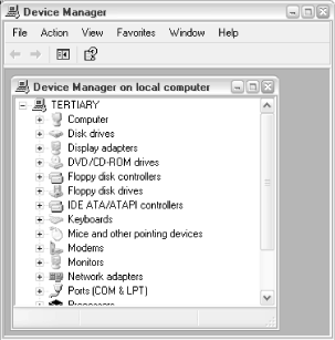 The Microsoft Management Console houses many important troubleshooting and system-maintenance tools