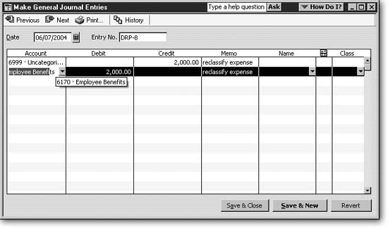 If you're creating a general journal entry to reassign income or expense to the correct that you make the correction. However, when your or you accountant make End-of-year transactionsend-of-year journal entries, for example to add the current year's depreciation, it's common to use the last day of the fiscal year as the date.