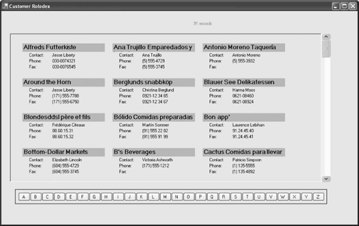 Complete Customer Rolodex