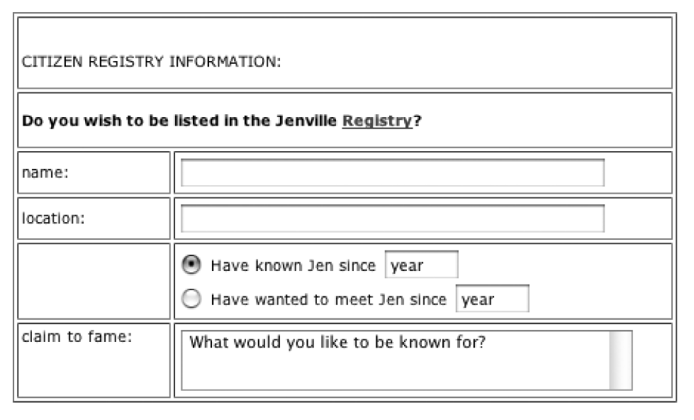 Using a table to align a form