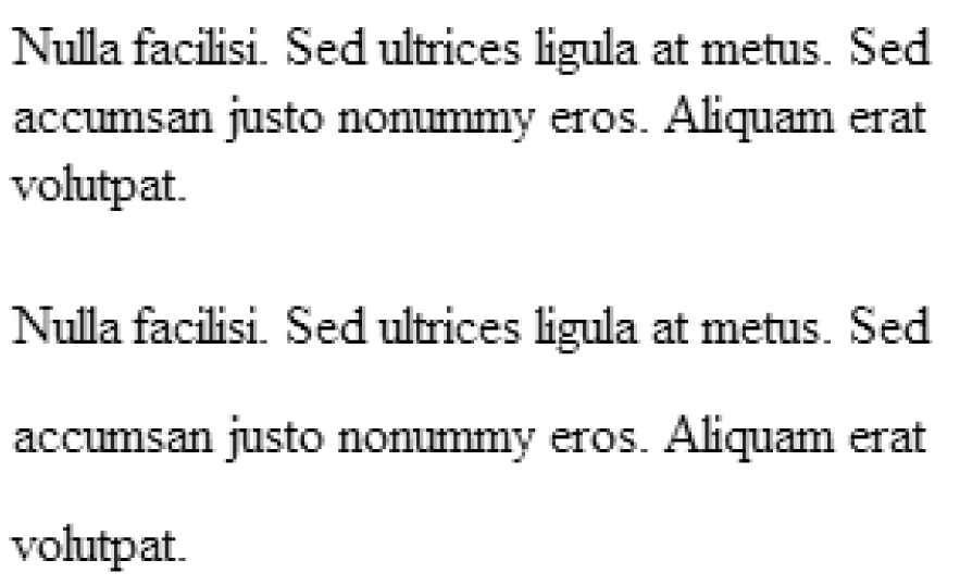 The line-height property