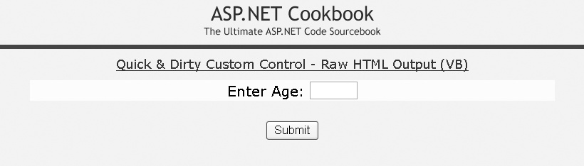 6.1. Combining HTML Controls in a Single Custom Control - ASP.NET 2.0 ...