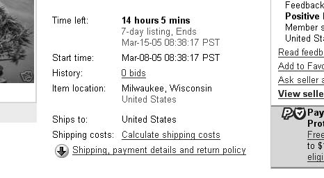 You’ll need to know where in the world your item is located before you can estimate how long it will take to be shipped to you
