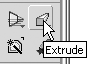 The extrude tool in Freehand MX