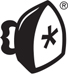 Publisher’s logo. Shows a stylized iron with a registration symbol.