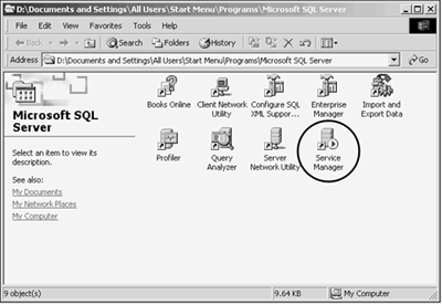 Starting, Pausing, and Stopping SQL Server - Microsoft® SQL Server ...