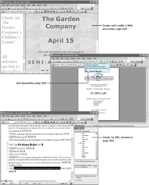 Creating Documents for the Web