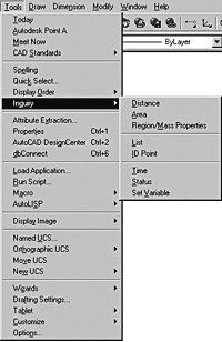 Inquiry Tools - Inside AutoCAD® 2002 [Book]