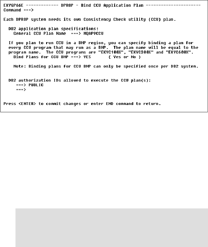 Binding the DB2 application plans (2/2) - IMS DataPropagator ...