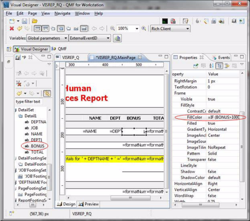Ibm Format Text Adding conditional formatting - Complete Analytics with IBM DB2 Query ...