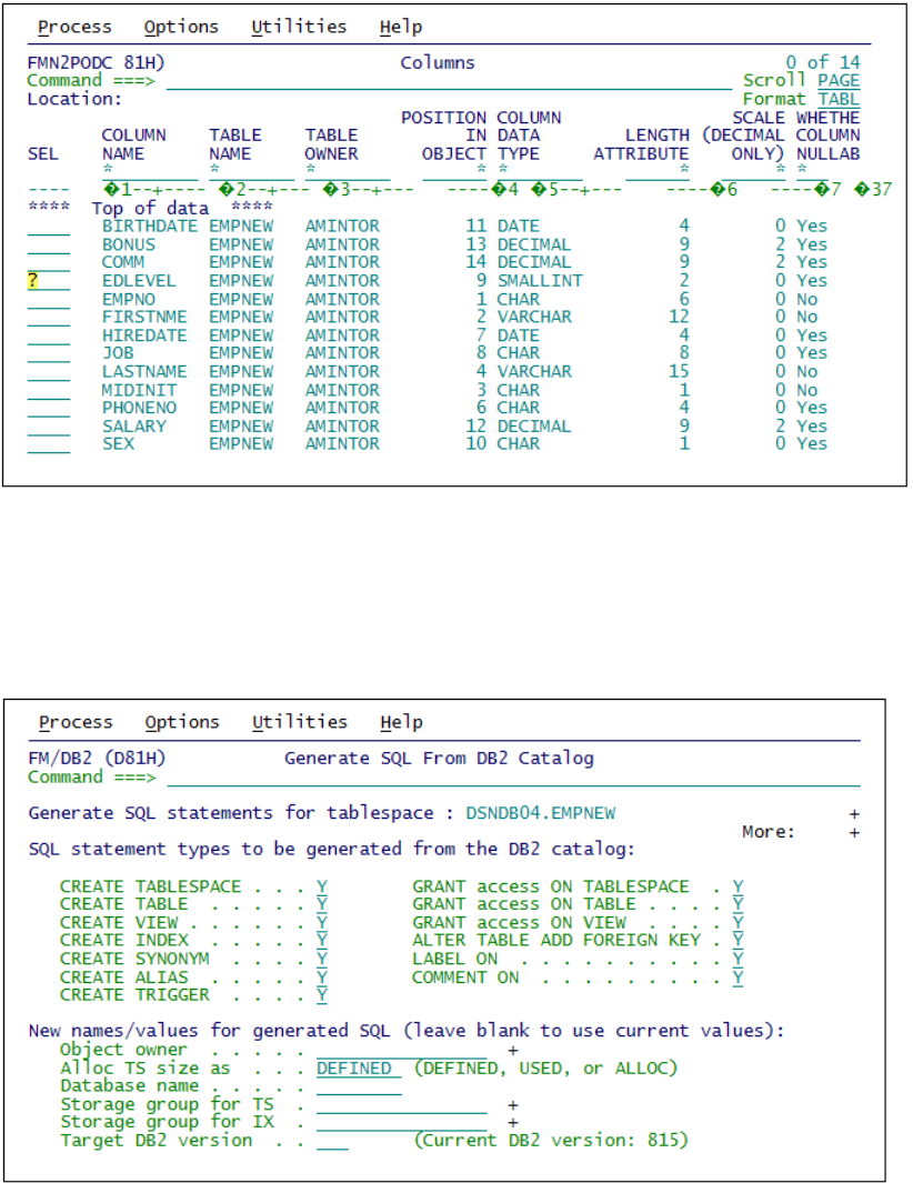 Generating DDL Statement - IBM Application Development and Problem ...