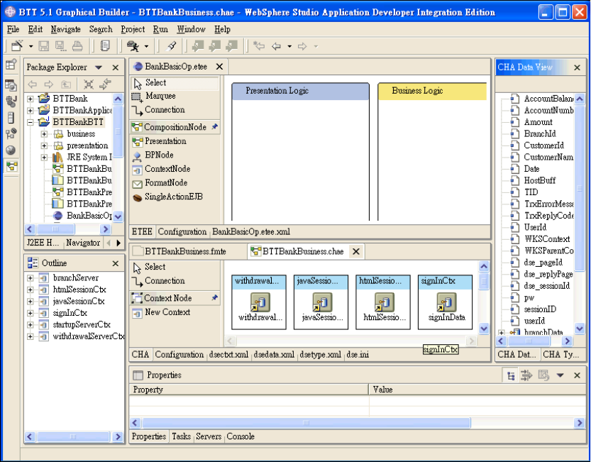 Using Graphical Builder and Business Process BTT Wizard (2/10) - IBM ...