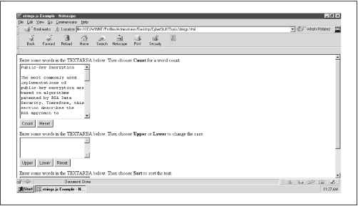 Three forms to crunch string data, starting with word count