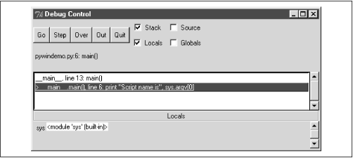 IDLE’s debugger