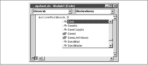 Drop-down auto-completion in VBA
