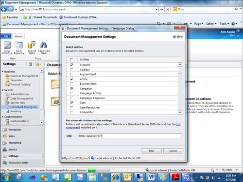 CRM 2011 Configuration - Microsoft Dynamics CRM 2011 Unleashed [Book]