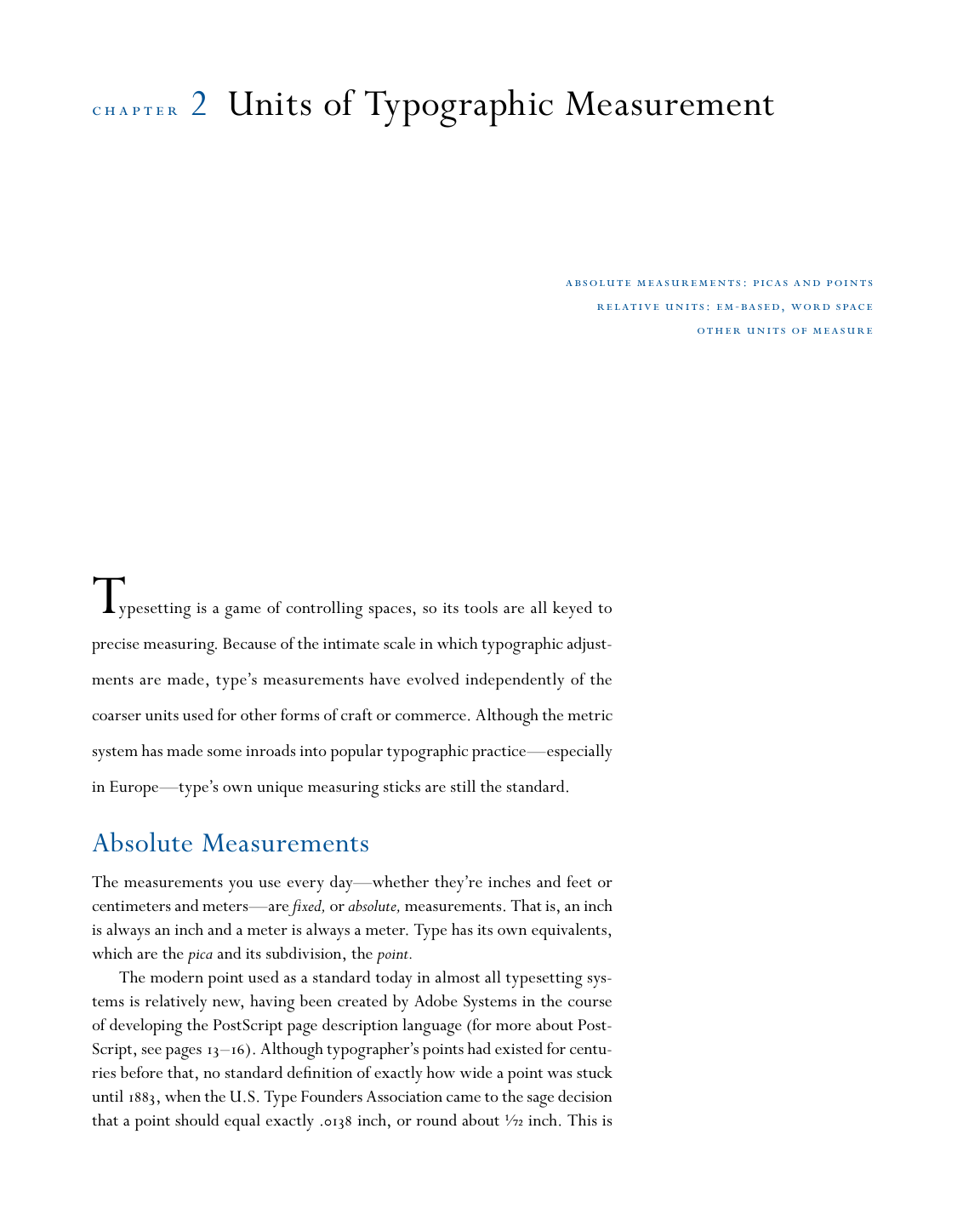 Em In Typography 2 Units of Typographic Measurement - The Complete Manual of Typography ...