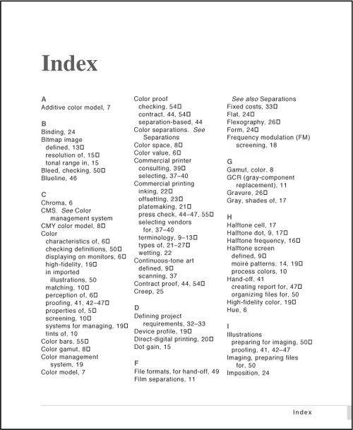 Lesson 12. Indexes - Adobe FrameMaker 7.0 Classroom in a Book [Book]