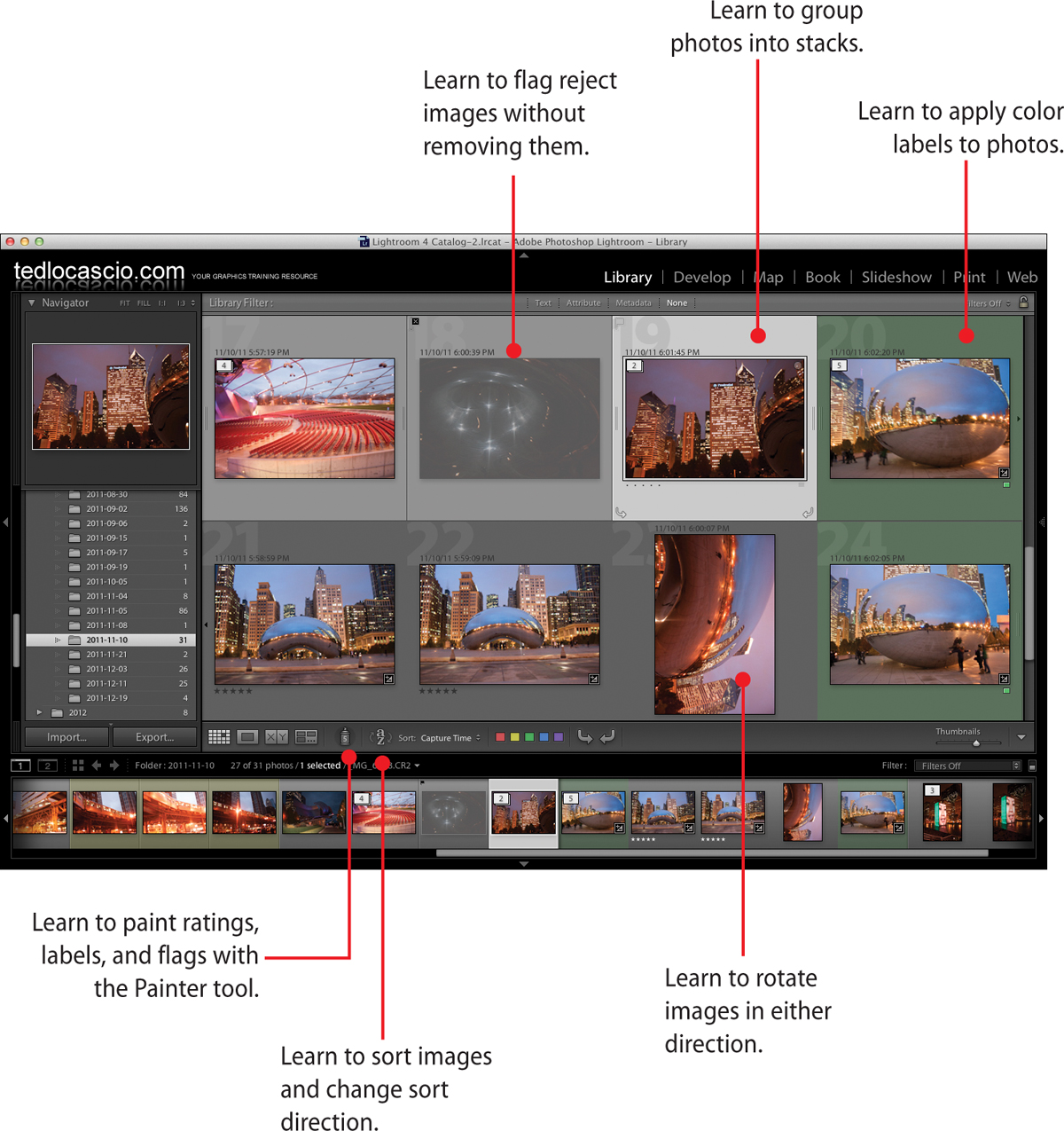 3. Organizing Images in the Library - My Adobe® Photoshop Lightroom® 4 ...