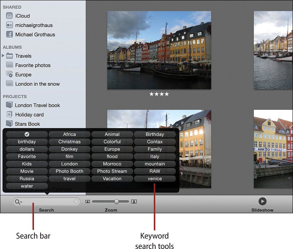 4. Searching Your Photos - My iPhoto® [Book]