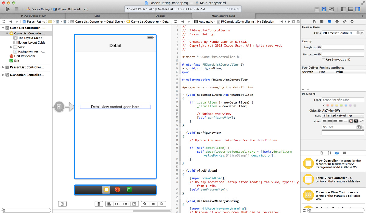 Outlets and Assistants, in Passing - Xcode 5 Start to Finish: iOS and ...