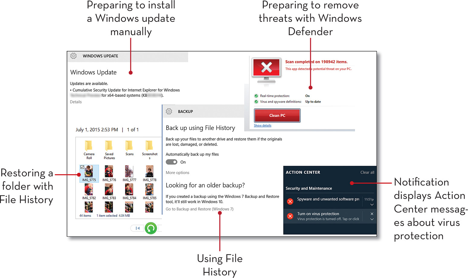 Chapter 23. Protecting Your System - Easy Windows 10 [Book]
