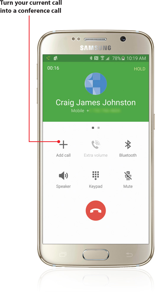 2. Making and Receiving Calls - My Samsung Galaxy S6 [Book]