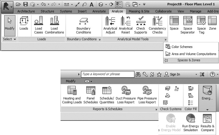Chapter 14. Analyze - Revit® Architecture 2015: A Hands-On Guide [Book]