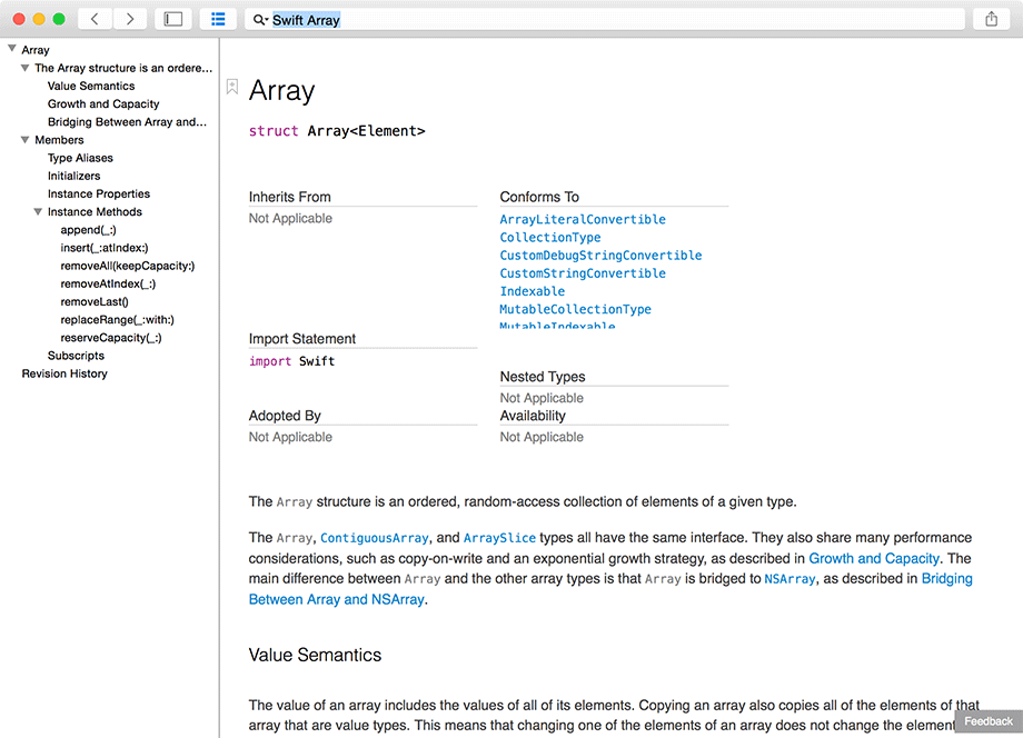 Opening the documentation