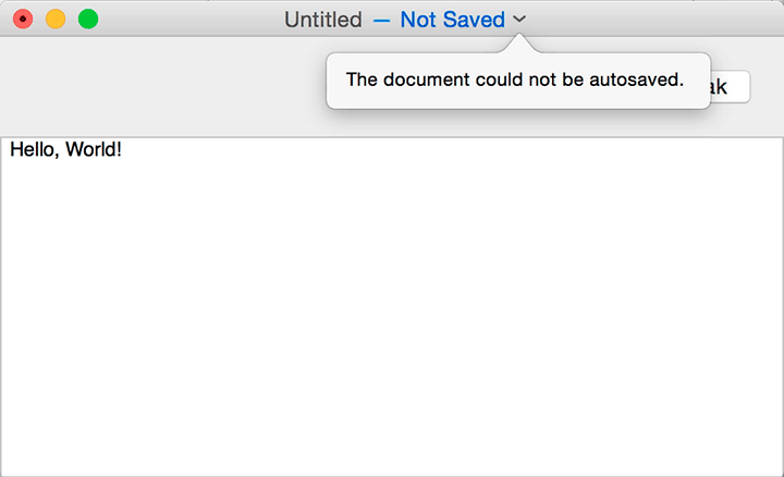 VocalTextEdit autosave failure