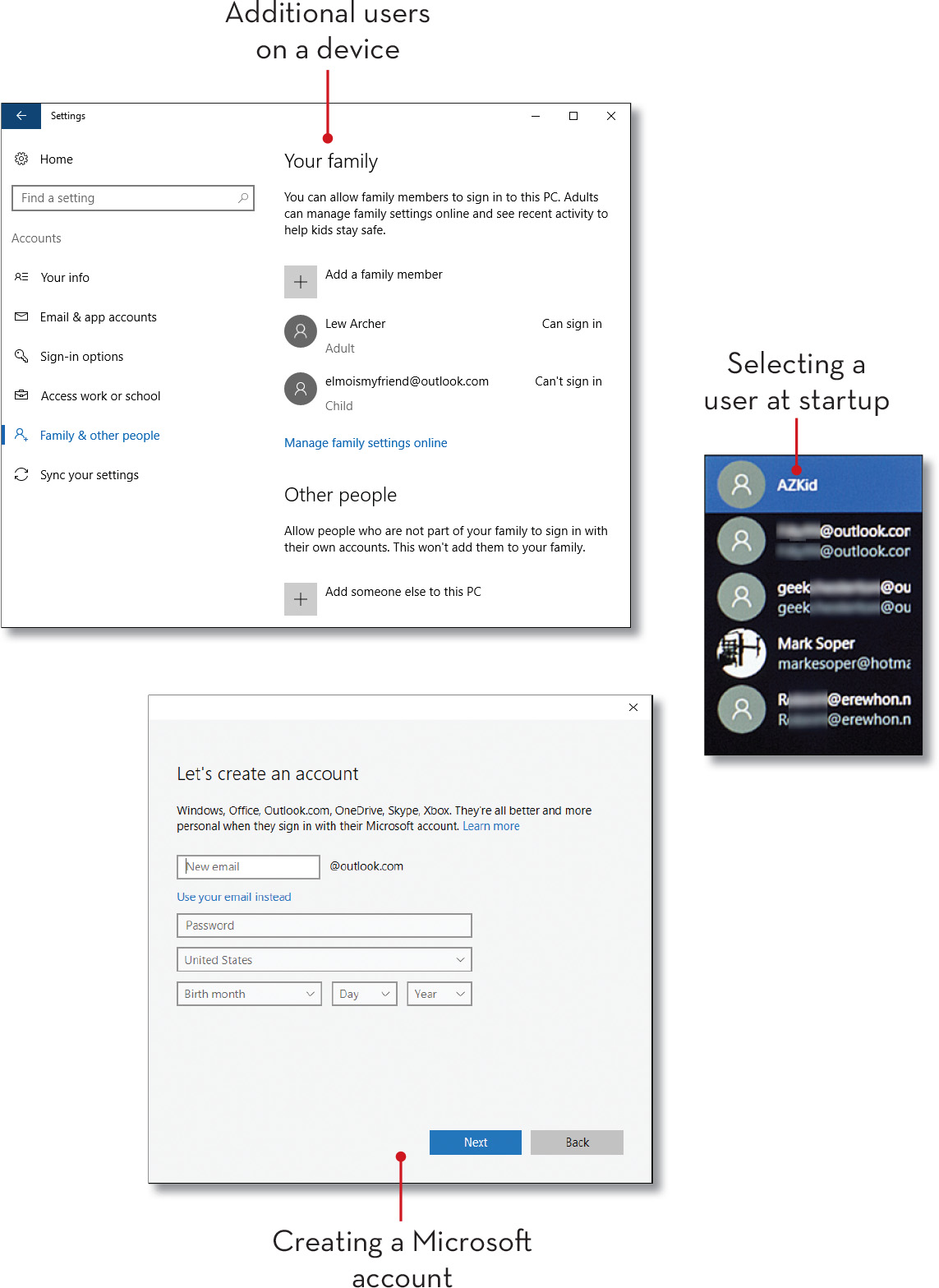 Chapter 22. Adding and Managing Users - Easy Windows® 10, Second ...