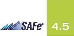 A cover page shows the book title ‘SAFe Reference Guide Scaled Agile Framework for Lean Enterprises’ with a snapshot showing the Large Solution Configuration of SAFe.