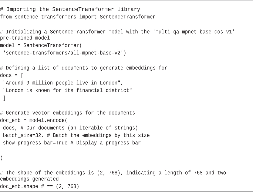 Code Snippets - Quick Start Guide to Large Language Models: Strategies ...