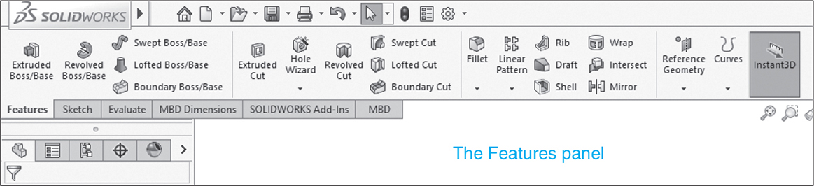 Solidworks Standard Features Chapter 3 Features - Engineering Design and Graphics with SolidWorks ...