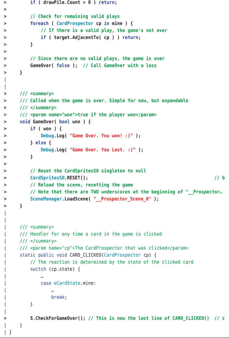 Code Introduction Code Snippets - Introduction to Game Design, Prototyping, and ...