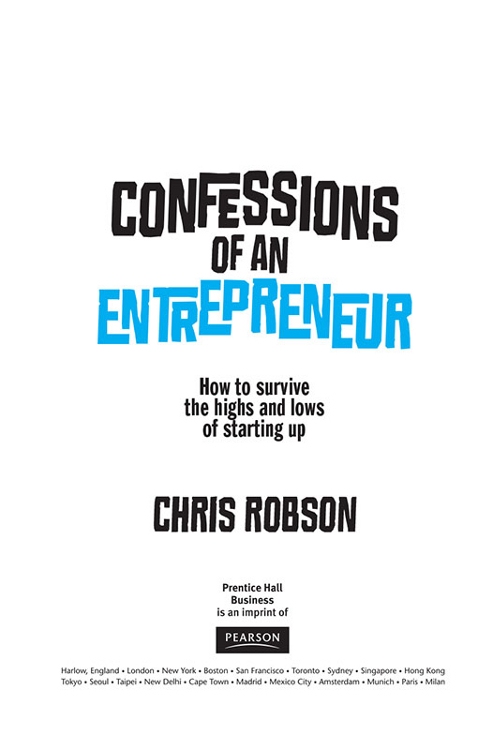 Confessions of an entrepreneur