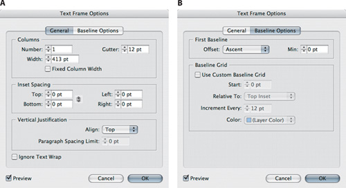 Text Frame Options - Instant InDesign: Designing Templates for Fast and ...