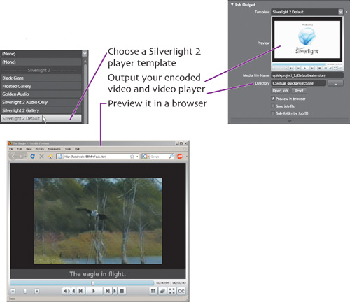 6. Output Silverlight Player - Creating a Web Video in Silverlight ...