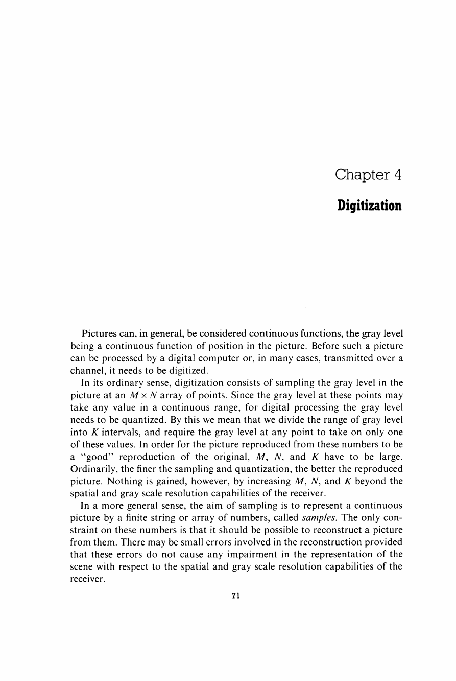 Chapter 4. Digitization - Digital Picture Processing, 2nd Edition [Book]