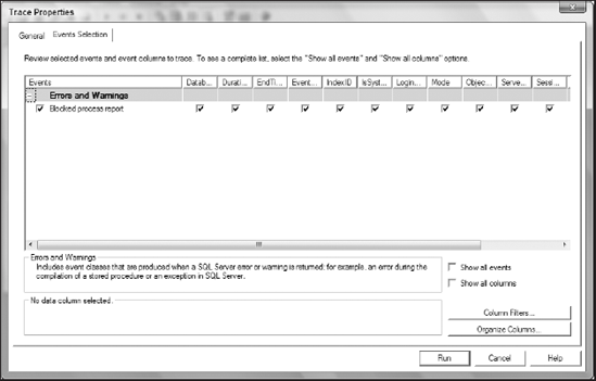 Sql Blocking Event Capturing Blocking Events - Professional SQL Server® 2005 Performance ...