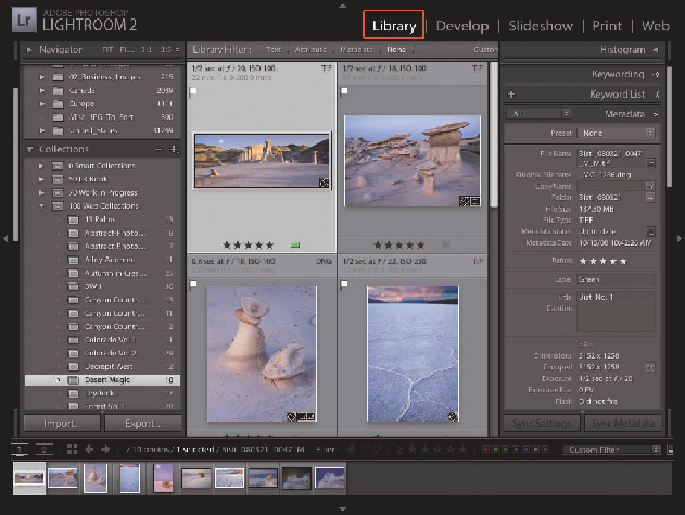 3. THE LIGHTROOM WORKSPACE - Adobe® Photoshop® Lightroom® 2 ...