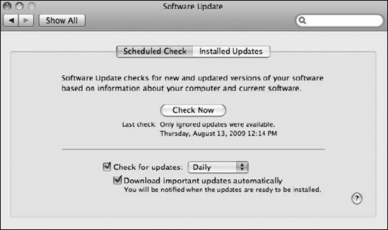 Software Update - Mac® Security Bible [Book]