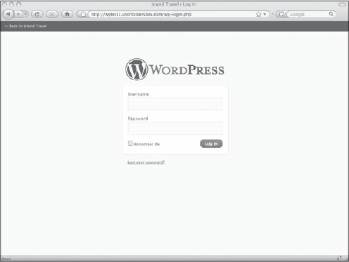 4. Admin Area Overview - WordPress® 24-Hour Trainer [Book]