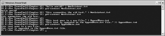 Redirection - Professional Windows® PowerShell [Book]